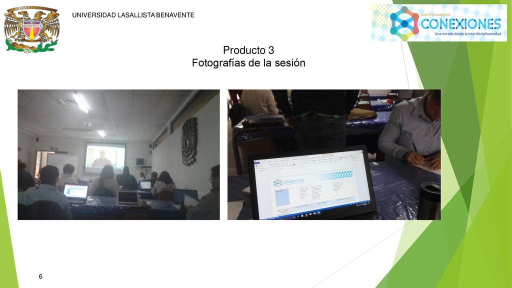 Producto 3 Fotografías de la sesión