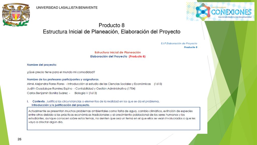 Estructura Inicial de Planeación, Elaboración del Proyecto