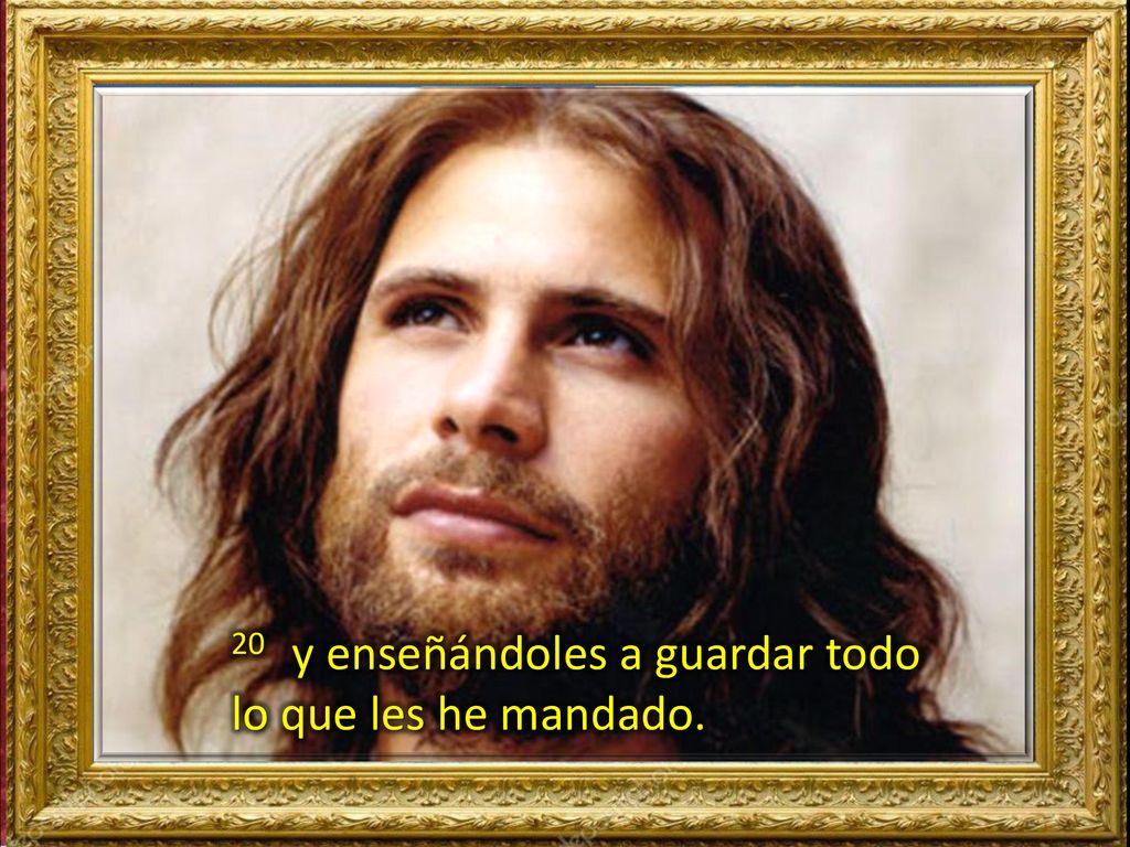 20 y enseñándoles a guardar todo lo que les he mandado.