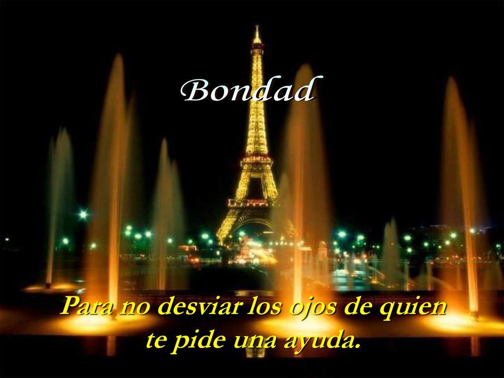 Para no desviar los ojos de quien te pide una ayuda.