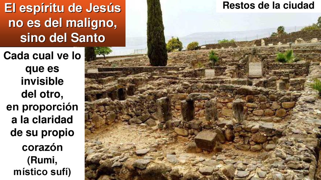 El espíritu de Jesús no es del maligno, sino del Santo