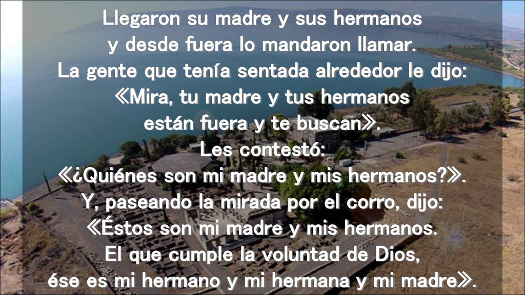 Llegaron su madre y sus hermanos y desde fuera lo mandaron llamar
