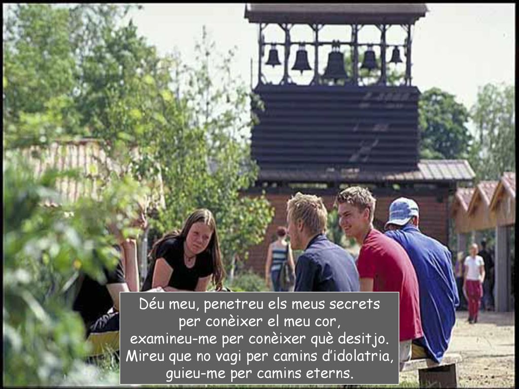 Déu meu, penetreu els meus secrets per conèixer el meu cor,