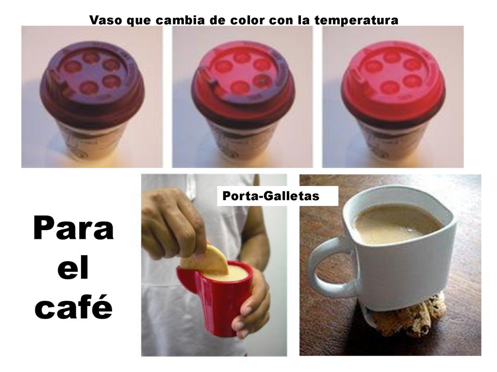 Para el café Vaso que cambia de color con la temperatura