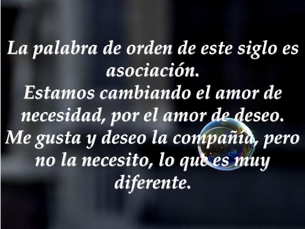 La palabra de orden de este siglo es asociación
