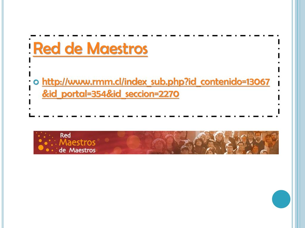 Red de Maestros   id_contenido=13067 &id_portal=354&id_seccion=2270