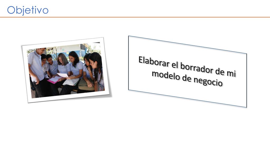 Elaborar el borrador de mi modelo de negocio