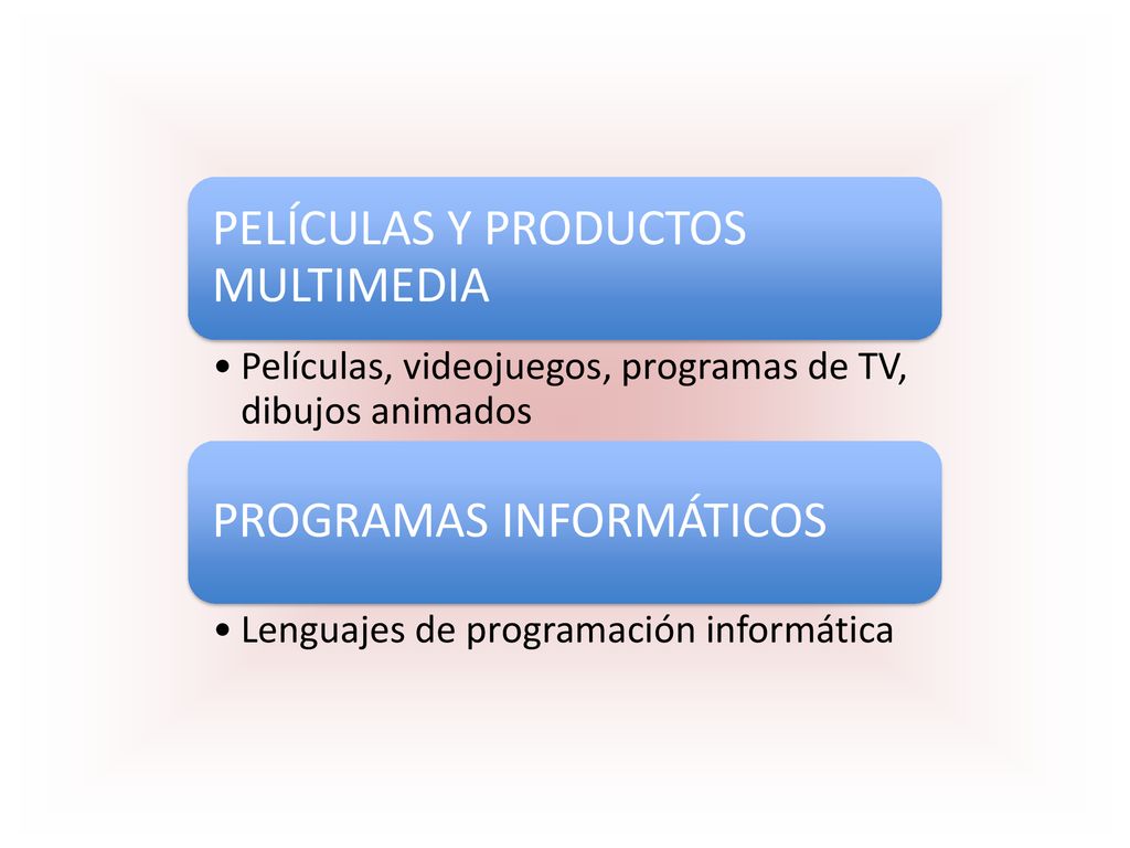 PELÍCULAS Y PRODUCTOS MULTIMEDIA