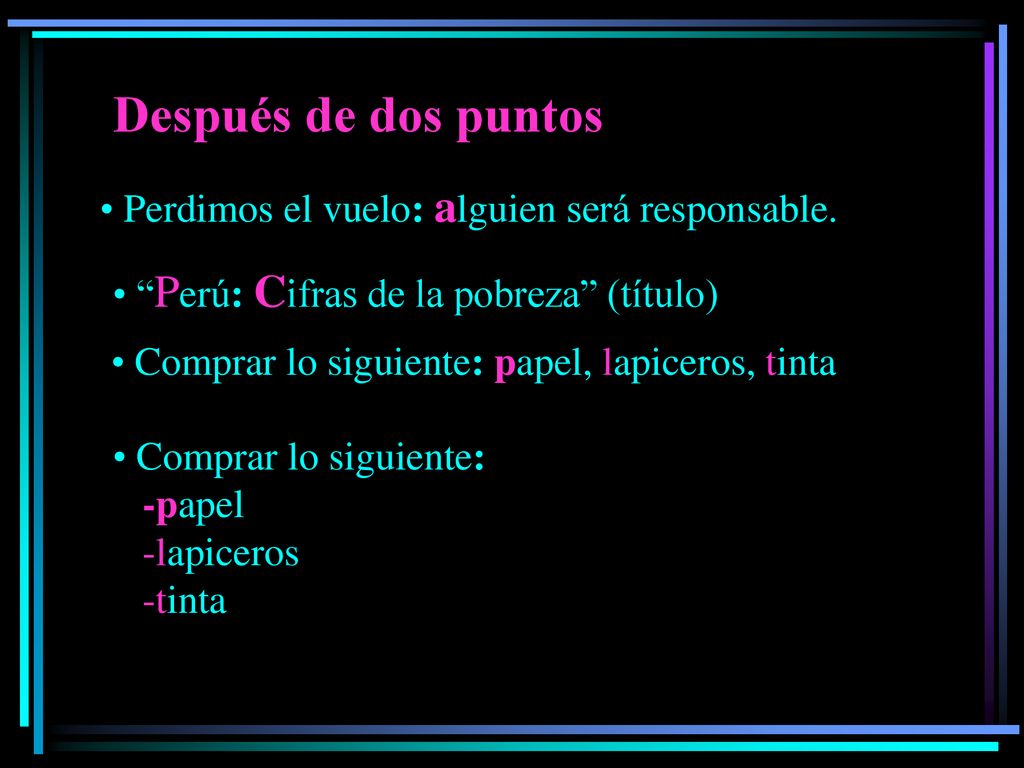Después de dos puntos Perdimos el vuelo: alguien será responsable.