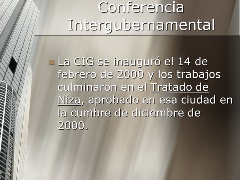 Conferencia Intergubernamental