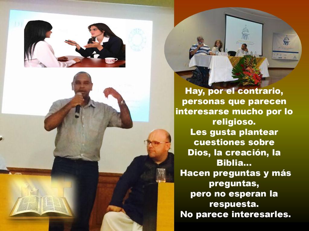 Les gusta plantear cuestiones sobre Dios, la creación, la Biblia...