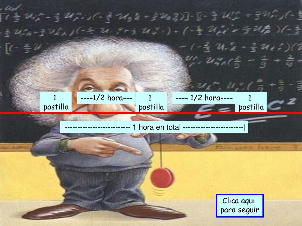 1 pastilla /2 hora pastilla /2 hora pastilla. | hora en total |