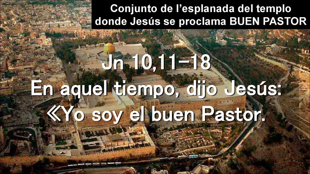 Jn 10,11-18 En aquel tiempo, dijo Jesús: «Yo soy el buen Pastor.