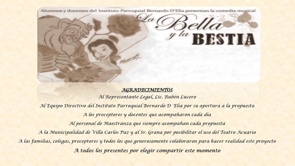A todos los presentes por elegir compartir este momento