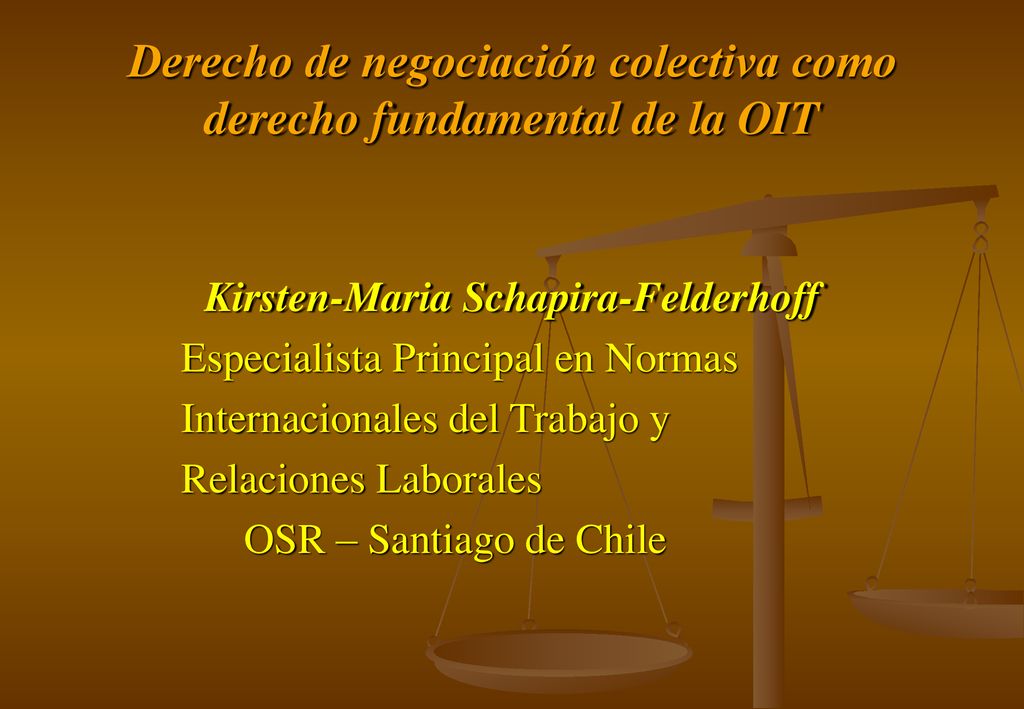 Derecho de negociación colectiva como derecho fundamental de la OIT