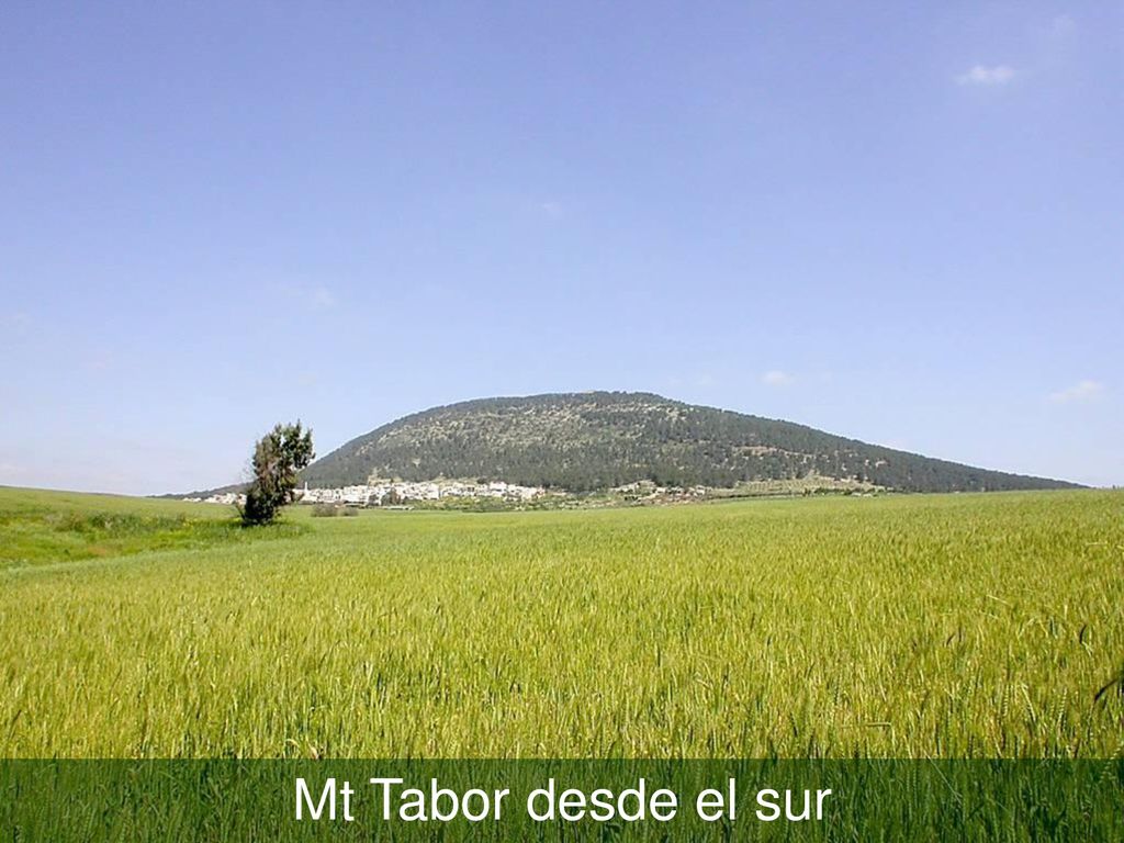 Mt Tabor desde el sur Mt Tabor from south
