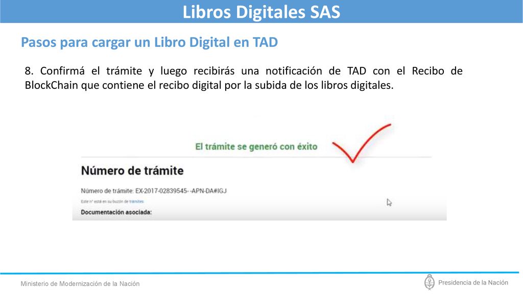 Libros Digitales SAS Pasos para cargar un Libro Digital en TAD