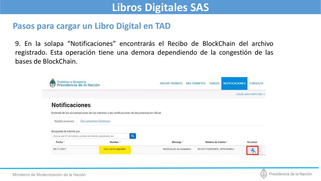 Libros Digitales SAS Pasos para cargar un Libro Digital en TAD