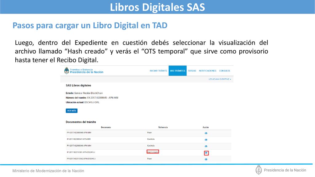 Libros Digitales SAS Pasos para cargar un Libro Digital en TAD