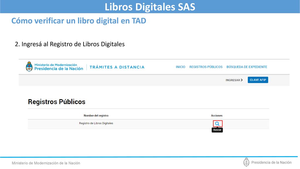 Libros Digitales SAS Cómo verificar un libro digital en TAD