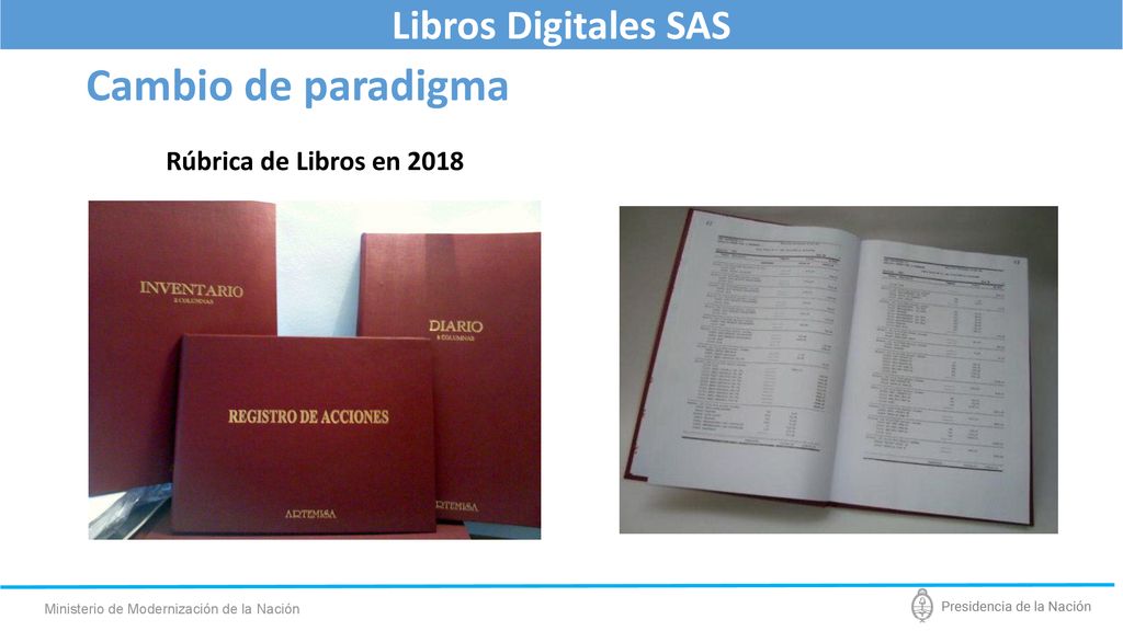 Cambio de paradigma Libros Digitales SAS Rúbrica de Libros en 2018