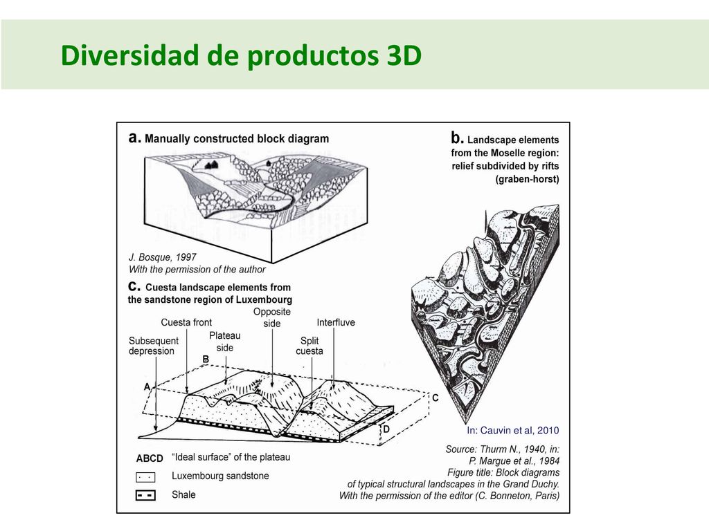 Diversidad de productos 3D