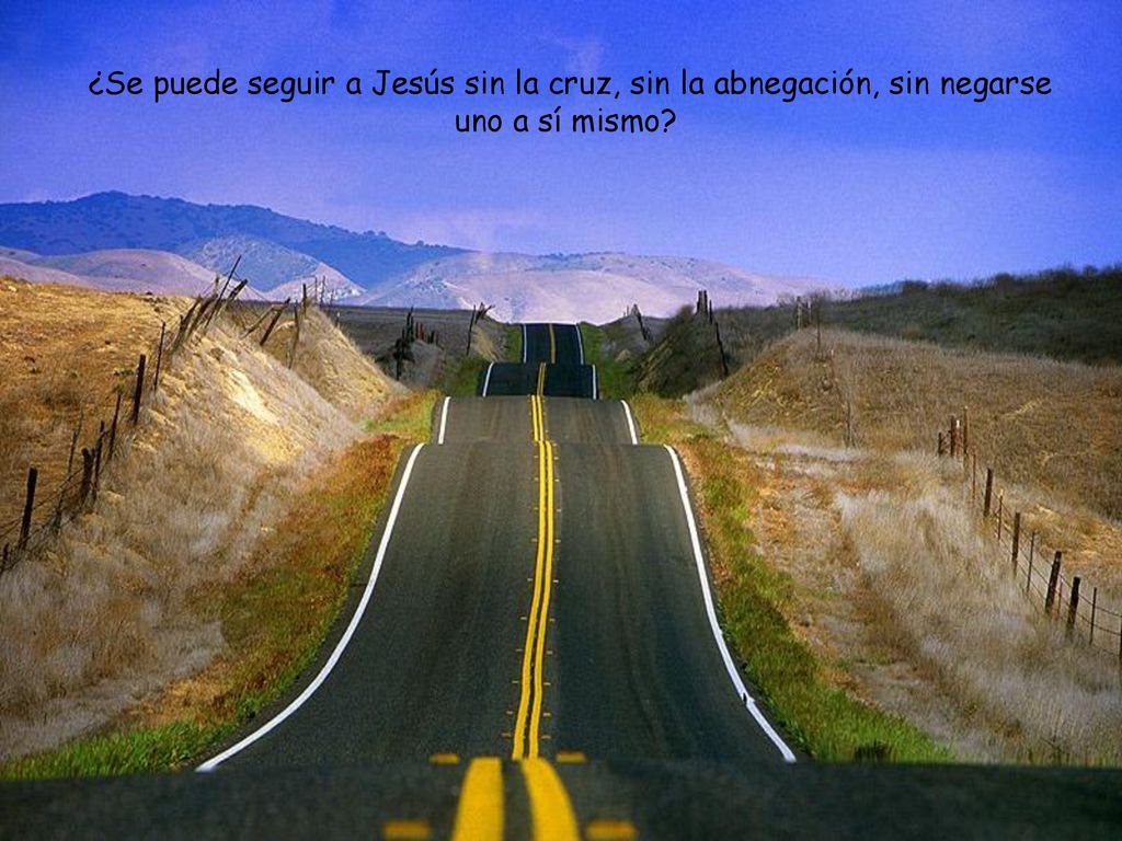 ¿Se puede seguir a Jesús sin la cruz, sin la abnegación, sin negarse uno a sí mismo