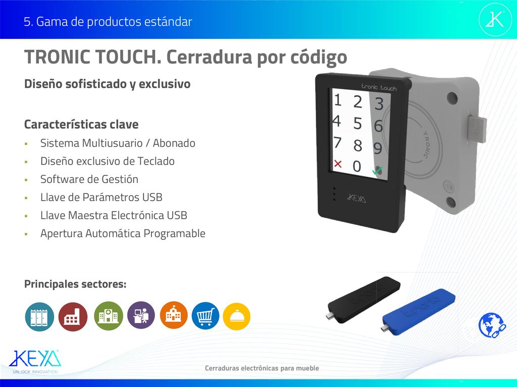 5. Gama de productos estándar
