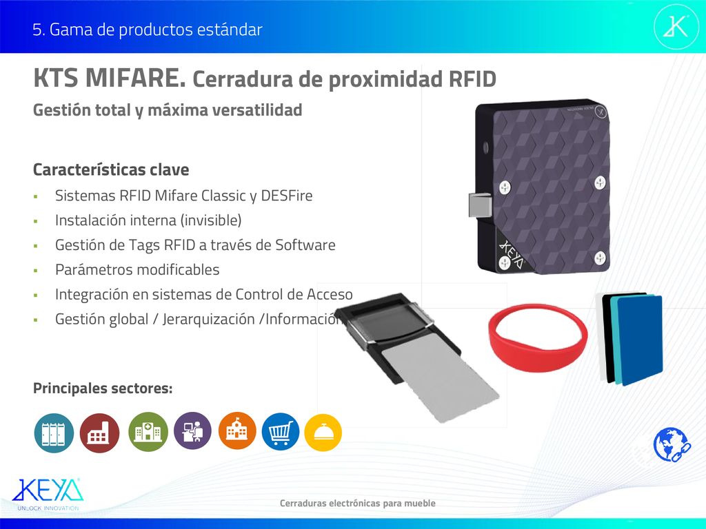 5. Gama de productos estándar