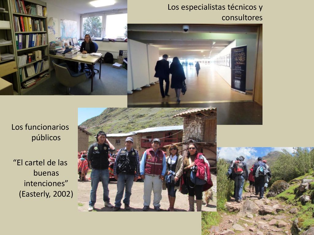 Los especialistas técnicos y consultores