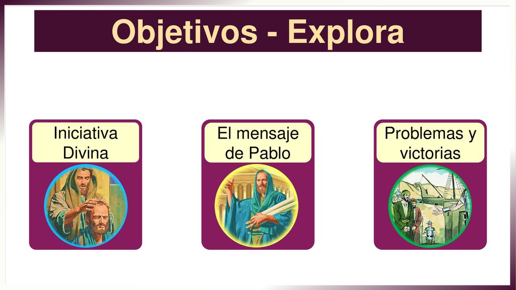 Objetivos - Explora Iniciativa Divina El mensaje de Pablo