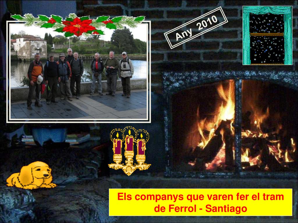 Els companys que varen fer el tram de Ferrol - Santiago