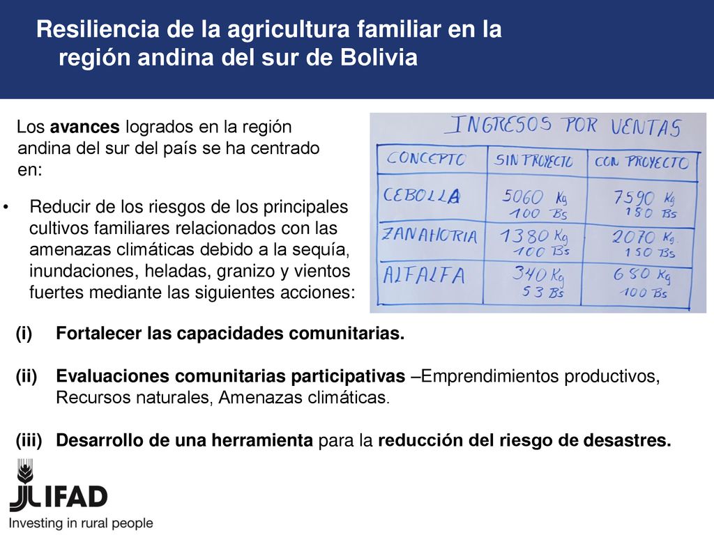 Resiliencia de la agricultura familiar en la región andina del sur de Bolivia
