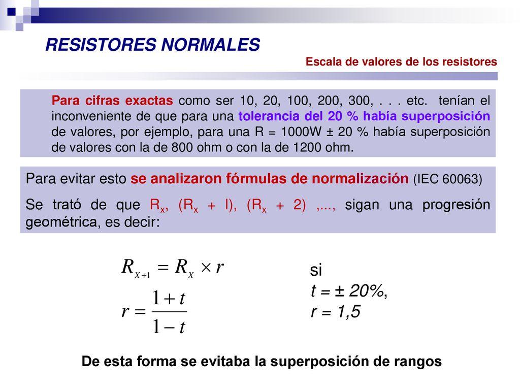 De esta forma se evitaba la superposición de rangos
