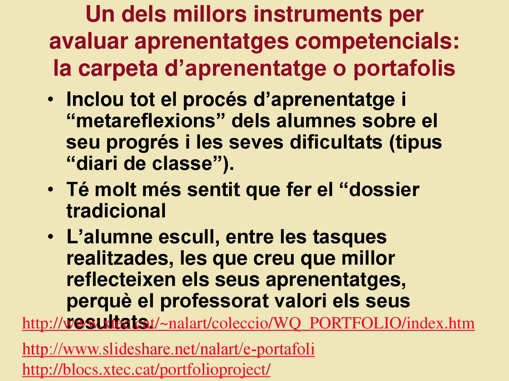 Un dels millors instruments per avaluar aprenentatges competencials: la carpeta d’aprenentatge o portafolis