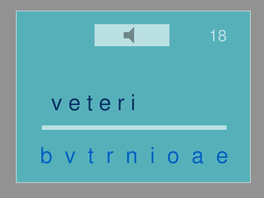 18 v e t e r i n a r i o b v t r n i o a e
