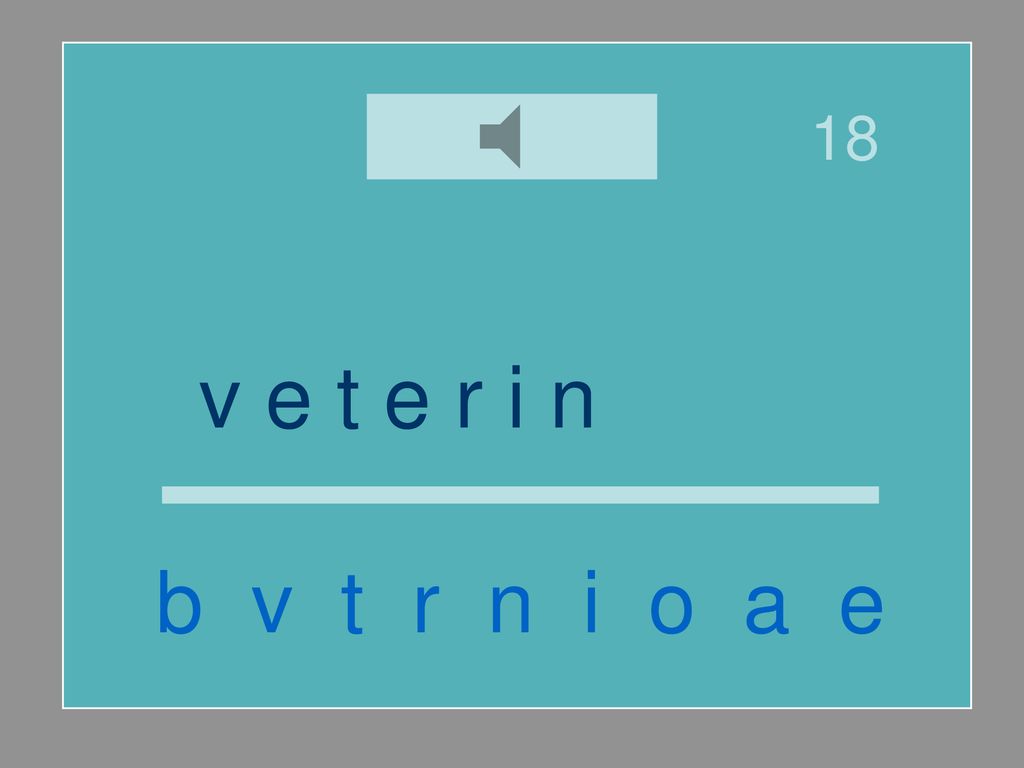 18 v e t e r i n a r i o b v t r n i o a e