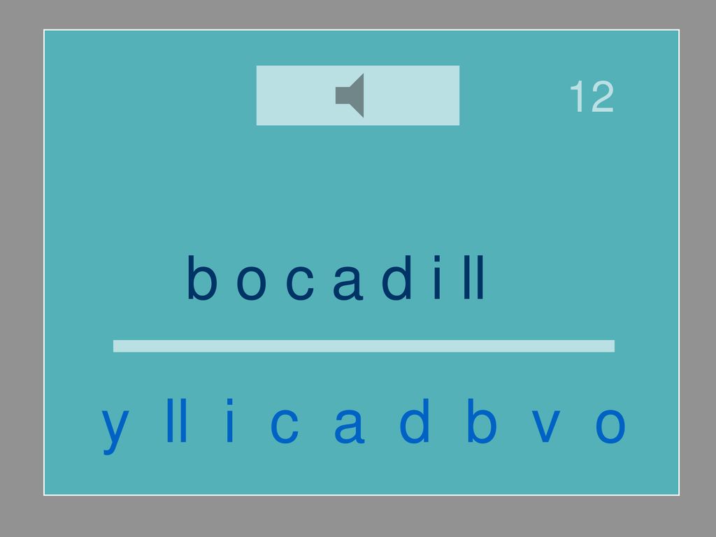 12 b o c a d i ll o y ll i c a d b v o