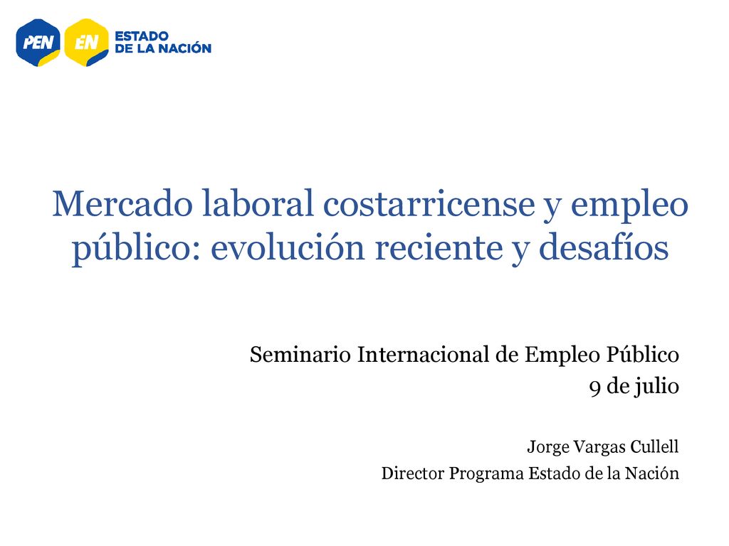 Mercado laboral costarricense y empleo público: evolución reciente y desafíos