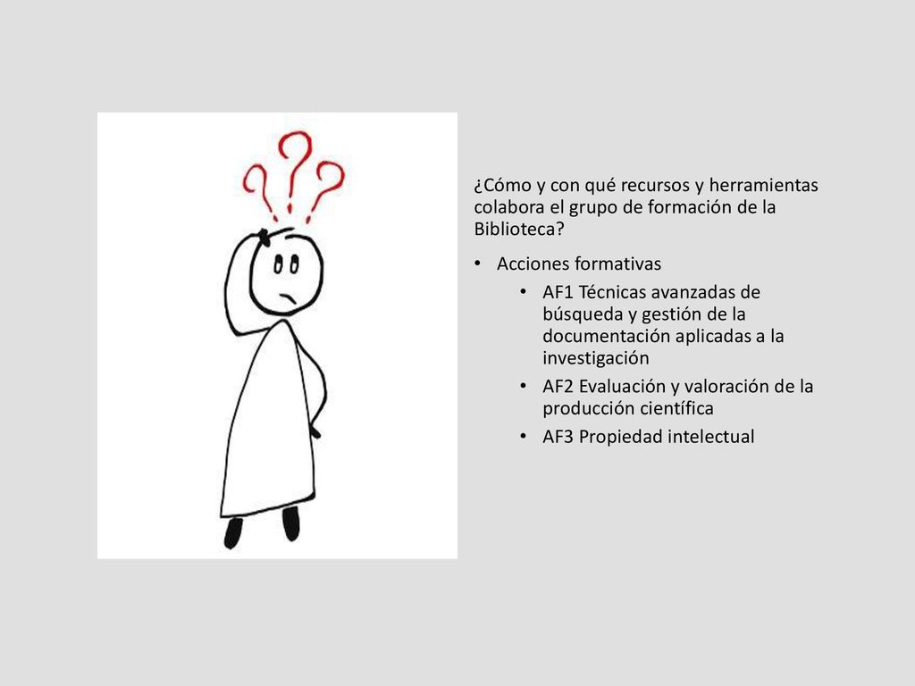¿Cómo y con qué recursos y herramientas colabora el grupo de formación de la Biblioteca