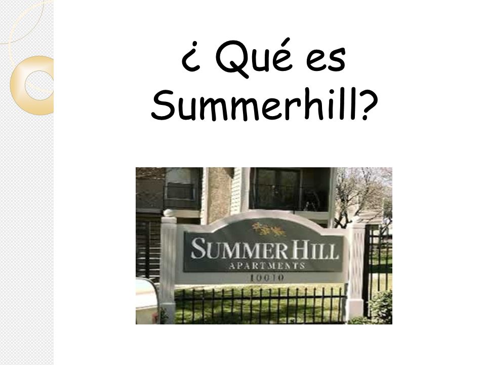 ¿ Qué es Summerhill