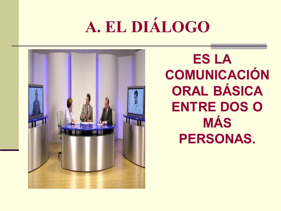 ES LA COMUNICACIÓN ORAL BÁSICA ENTRE DOS O MÁS PERSONAS.