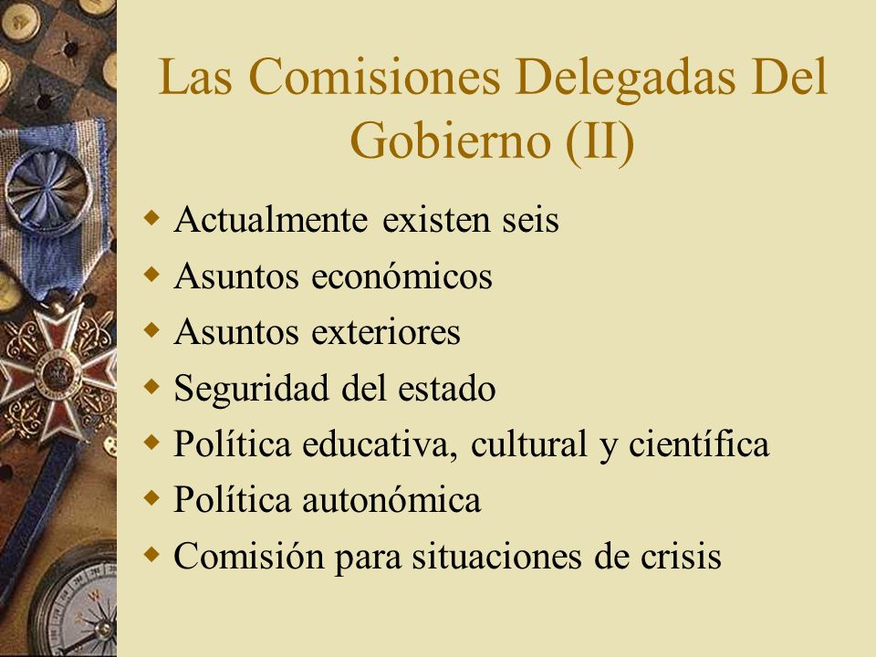 Las Comisiones Delegadas Del Gobierno (II)