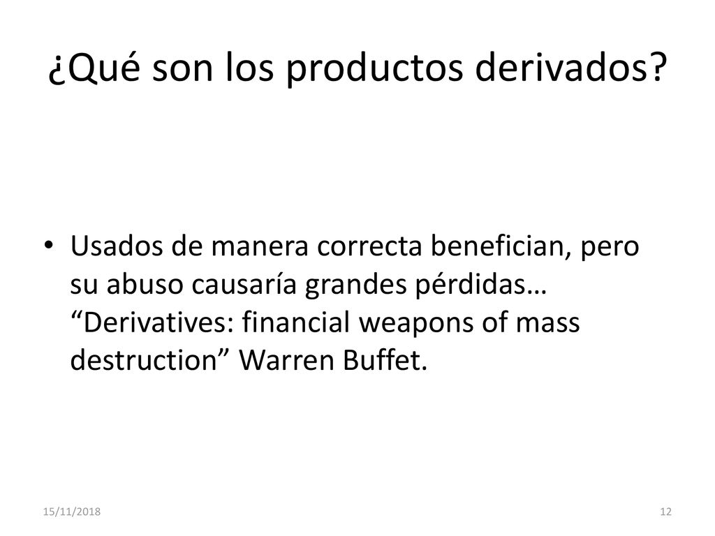 ¿Qué son los productos derivados
