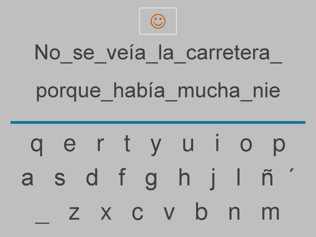 q e r t y u i o p a s d f g h j l ñ ´ _ z x c v b n m