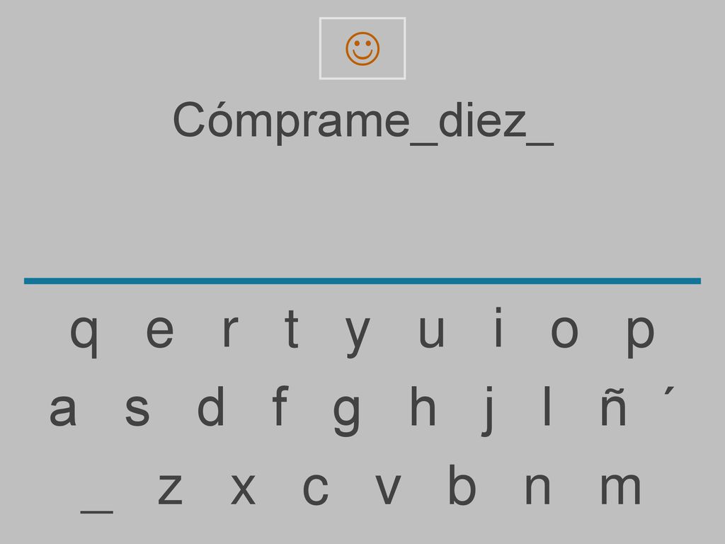  Cómprame_diez_. q e r t y u i o p.