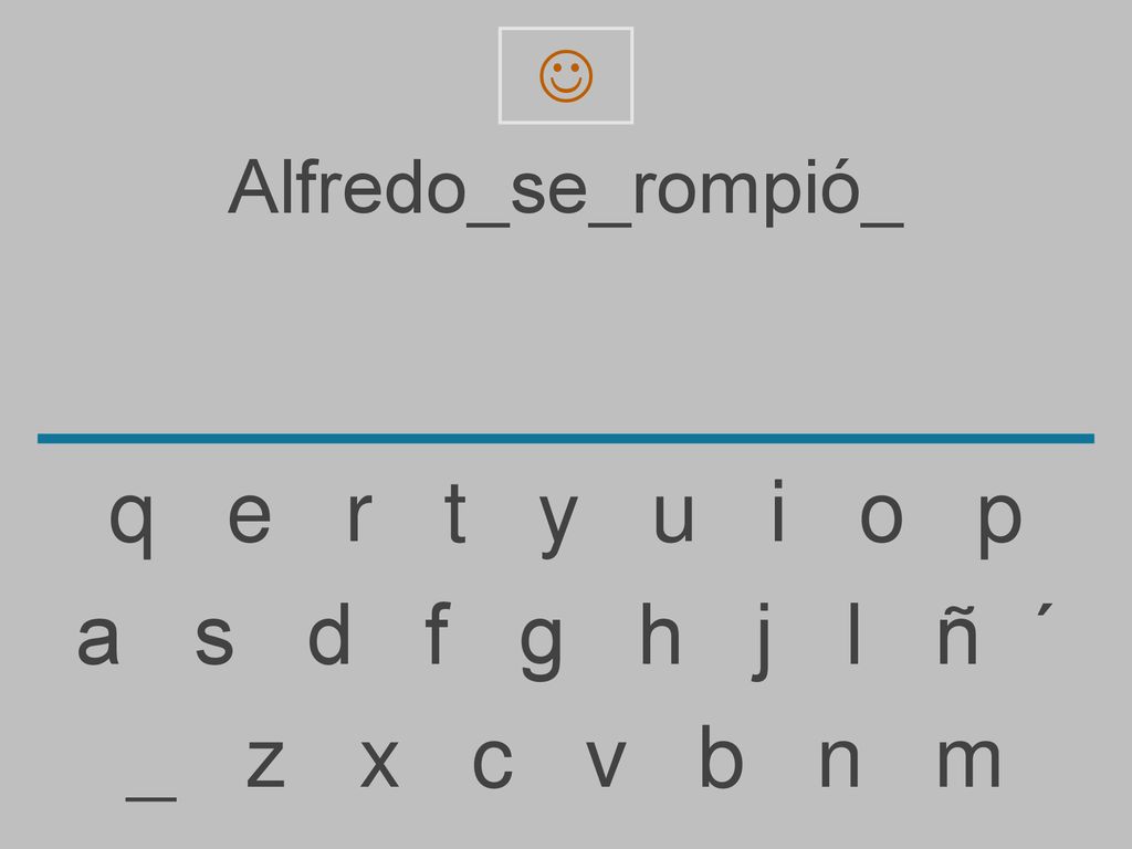 q e r t y u i o p a s d f g h j l ñ ´ _ z x c v b n m