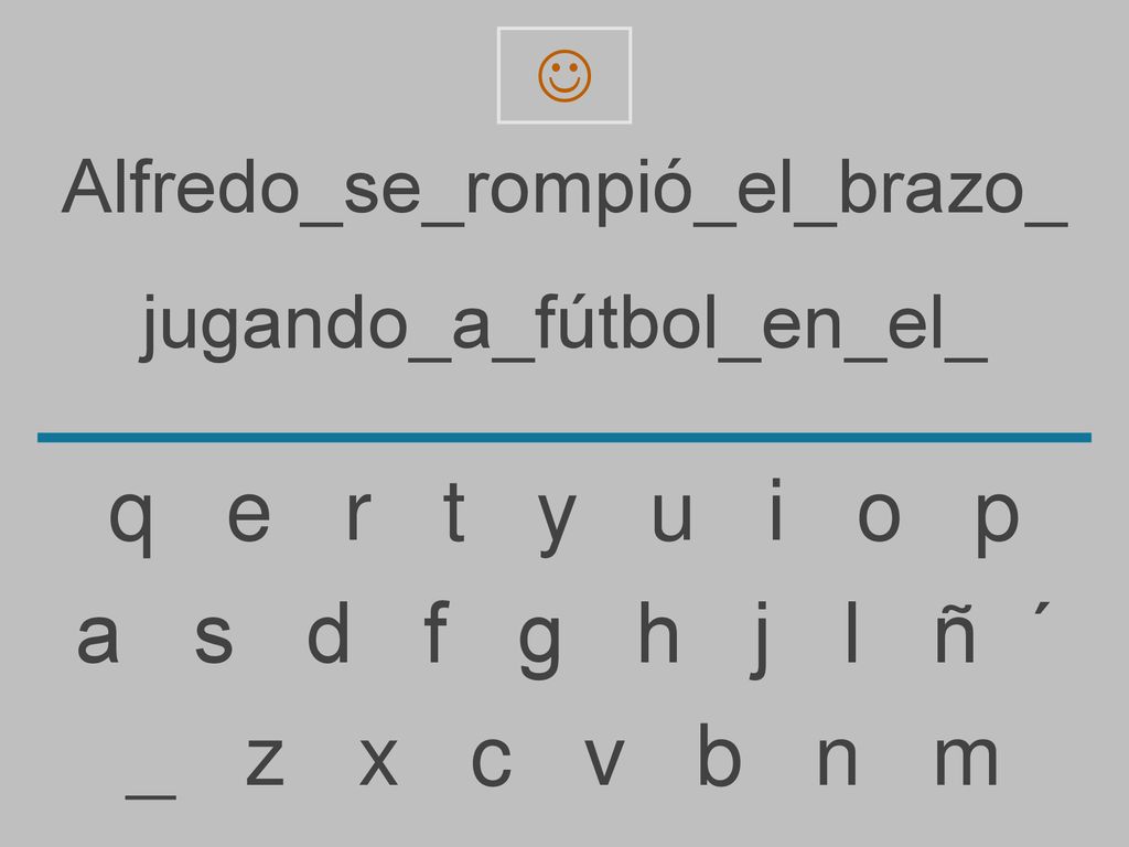 q e r t y u i o p a s d f g h j l ñ ´ _ z x c v b n m