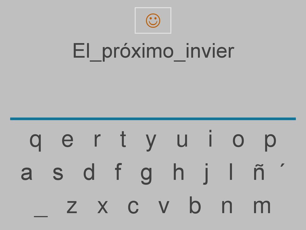 q e r t y u i o p a s d f g h j l ñ ´ _ z x c v b n m