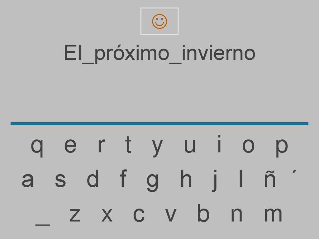 q e r t y u i o p a s d f g h j l ñ ´ _ z x c v b n m